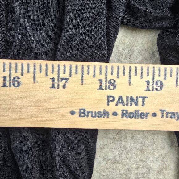 Croft & Barrow Petite Black Open-Front Cardigan PS - Picture 7 of 7